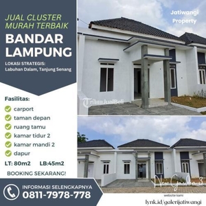 Jual Rumah Cluster Syariah Tipe 45/80 Di Tanjung Senang Proses Mudah -Bandar Lampung
