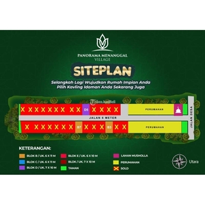 Jual Tanah Kavling Mojosari Luas 70m2 Siap Bangun Fasilitas Terlengkap - Mojokerto