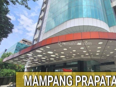 Gedung 10 Lantai 3 Lift Parkir Luas Jalan Utama Mampang Prapatan