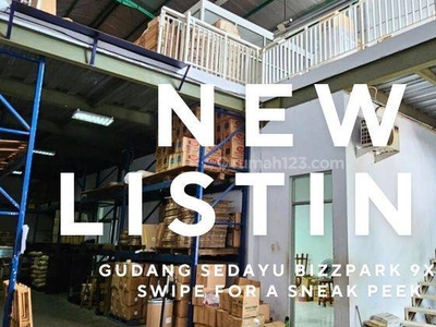 Gudang Bizzpark Daan Mogot, 9x24 Sudah Ada Lift Barang Tinggal pakai