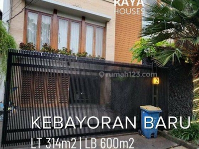 Rumah siap huni dalam komplek area senayan jalan lebar