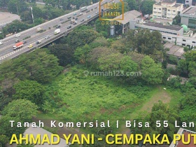 Tanah Ahmad Yani Raya Cempaka Putih Ijin 55 Lantai Gedung Kantor Hotel