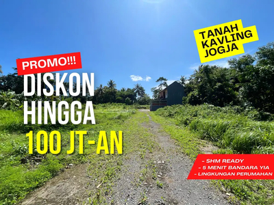 Diskon Hingga 100 Jt-an, Tanah Dijual Kulonprogo, SHM Pekarangan