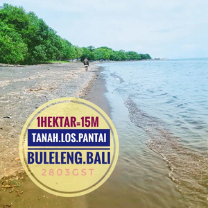 Jual Tanah Tepi Los Pantai Buleleng Bali Tambak Udang