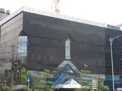 Sewa Kantor Graha Mobisel Luas 301 m2 Bare Mampang Jakarta Selatan