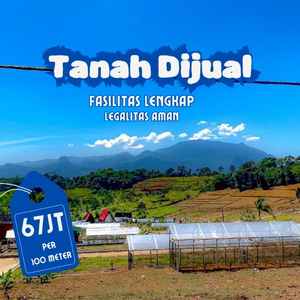 TANAH DI JUAL,60JT-AN/100Meter FASILITAS LENGKAP DAN MEWAH DI BOGOR