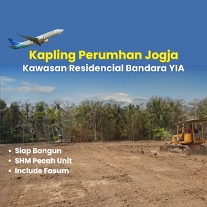 Tanah Jogja Dijual, SHM Siap Balik Nama, Kawasan Bandara YIA