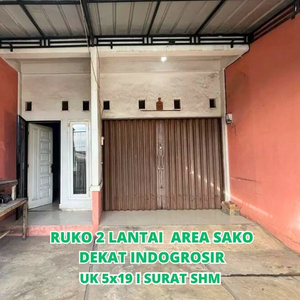 Dijual Ruko / Town house Lokasi Sako Jl Masjid Dekat Simpang Dogan