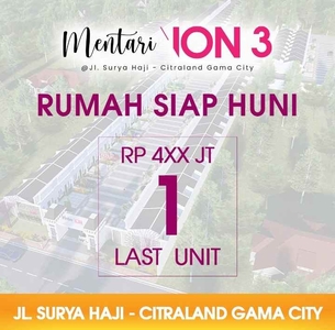 Jual Rumah Baru 1 Tingkat Komplek Mentari Ion 3 Jalan Surya Haji Medan