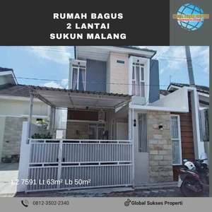 Rumah Bonus Beberapa Perabot Lokasi Aman Harga Murah Di Sukun Malang