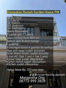 Rumah Garden House Pik Baru Direnovasi