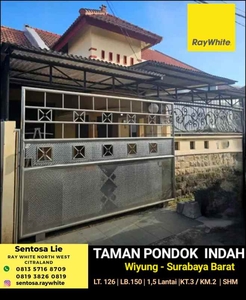 Rumah Taman Pondok Indah Wiyung Surabaya Dekat Citraland Royal Reside