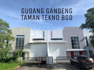 DIJUAL GUDANG TEKNO BSD LUAS 360 SHM HADAP SELATAN