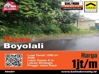 DIJUAL TANAH TERAS BOYOLALI