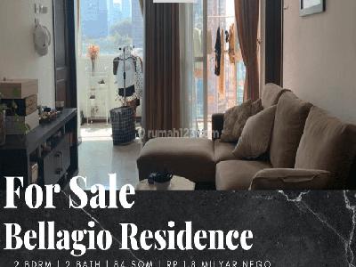 Dijual Apartemen Bellagio Residences 2 Bedroom Furnished Bagus