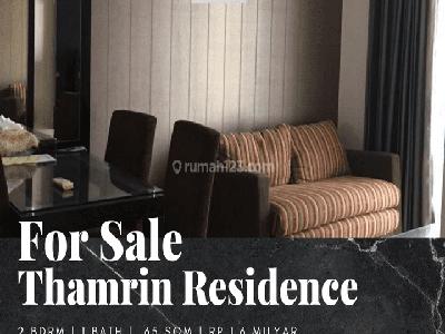 Dijual Apartemen Thamrin Residences 2 Bedroom Furnished Bagus