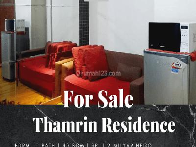 Dijual Apartement Thamrin Residence 1 BR Furnished Bagus Tower A