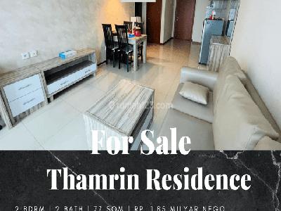 Dijual Apartement Thamrin Residence 2br Full Furnished Mid Floor
