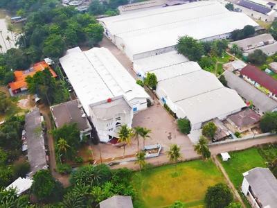Jual Pabrik di Cikokol Luas 2,2 Hektar SHGB