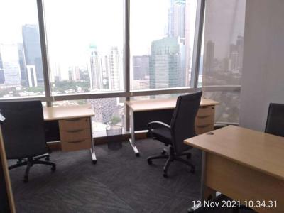 Sewa Kantor Furnished 575 m2 di Medialand Tower Kuningan, Hrg Nego