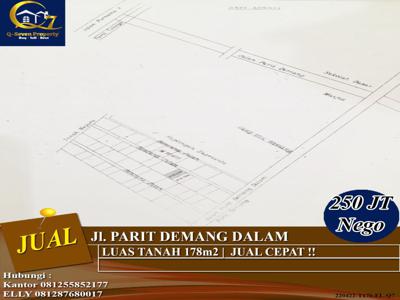 Tanah Kavling Parit Demang, Pontianak, Kalimantan Barat