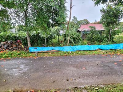 Tanah kebun 1.123 m2 pinggir jalan kota Malino