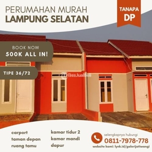 Dijua; Rumah Murah LT72 LB36 2KT 1KM Siap Huni - Lampung Selatan