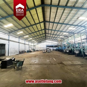 Dijual Gudang ex Pabrik Jl Aria Kemuning Periuk Jaya Luas 9460 m2 SHM - Tangerang Kota