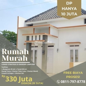 Dijual Rumah Jatiwangi Properti Tipe 45/80 2KT 2KM di Tj Senang - Kota Bandar Lampung