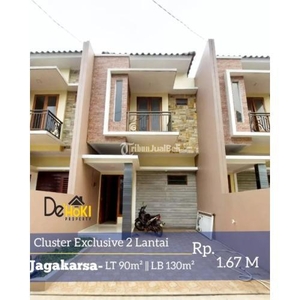 Dijual Rumah Mewah Cluster Exclusive 2 Lantai 3KT 3KM, Jagakarsa - Jakarta Selatan
