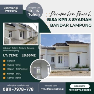 Dijual Rumah Perumahan Murah Tipe 42/72 Harga Terjangkau - Bandar Lampung