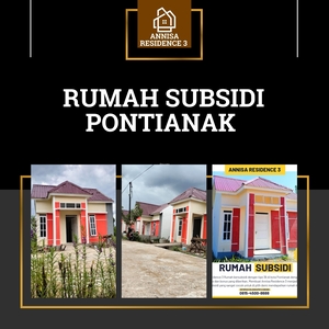 Dijual Rumah Subsidi Murah Annisa Residence 3 - Kota Pontianak