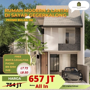 Dijual Rumah Tipe 50/72 2KT 2KM Lokasi Strategis Harga Terjangkau Siap Huni - Bandung Barat