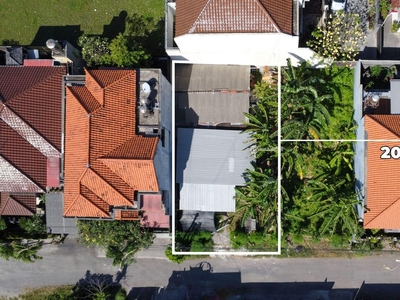 Dijual Tanah Luas 200m2 di Jalan Tukad Renon Bali - Denpasar