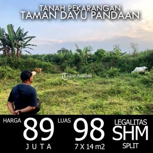 Dijual Tanah Luas 98m dan 104m Strategis Taman Dayu di Pandaan - Pasuruan