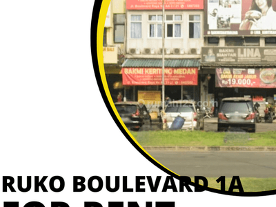 Disewakan Ruko Boulevard 1 A Gading Serpong, Jarang Ada, Ramai