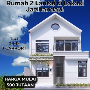 Jual Rumah Mewah 2 Lantai di Jatihandap Dekat RS Hermina Arcamanik - Bandung