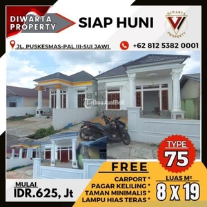 Siap Huni Dijual Rumah Murah Lokasi Strategis Di Jalan Dr Wahidin - Pontianak