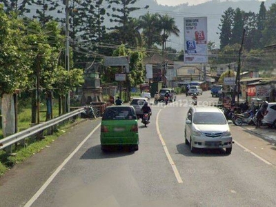 Tanah komersial strategis di raya puncak cisarua