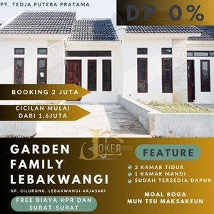 ual Rumah Baru di Garden Family Lebakwangi Promo KPR DP 0 - Bandung